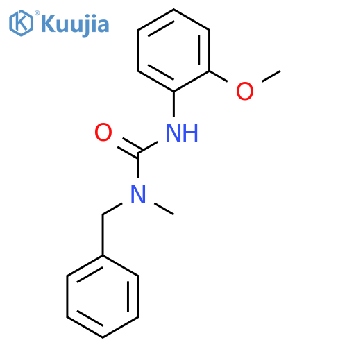 Urea, N'-(2-methoxyphenyl)-N-methyl-N-(phenylmethyl)- structure
