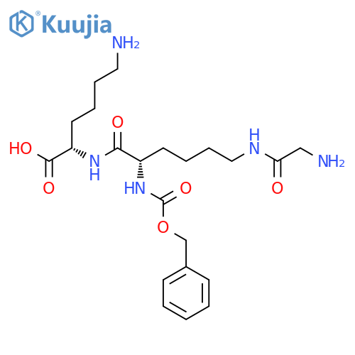 L-Lysine, N6-glycyl-N2-[(phenylmethoxy)carbonyl]-L-lysyl- structure