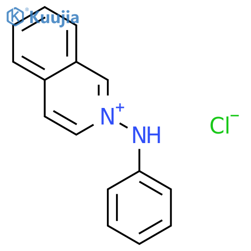 Isoquinolinium, 2-(phenylamino)-, chloride structure