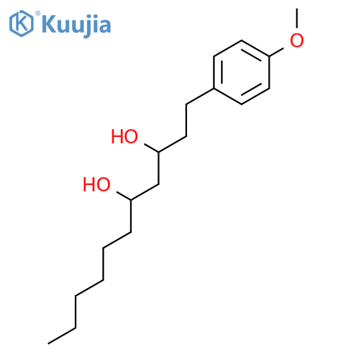 3,5-Undecanediol, 1-(4-methoxyphenyl)-, (3R,5S)- structure