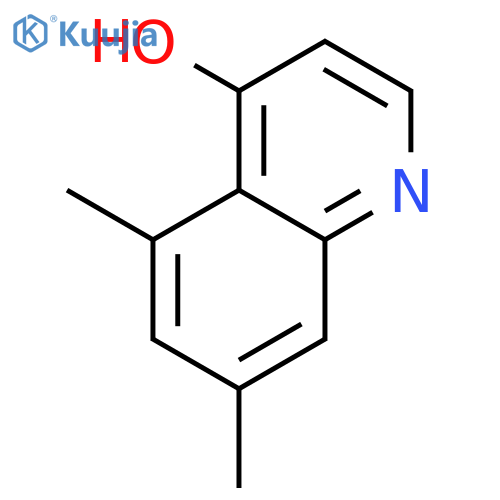 5,7-Dimethyl-4-hydroxyquinoline structure