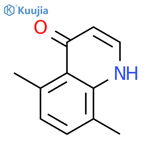 5,8-Dimethyl-4-hydroxyquinoline structure
