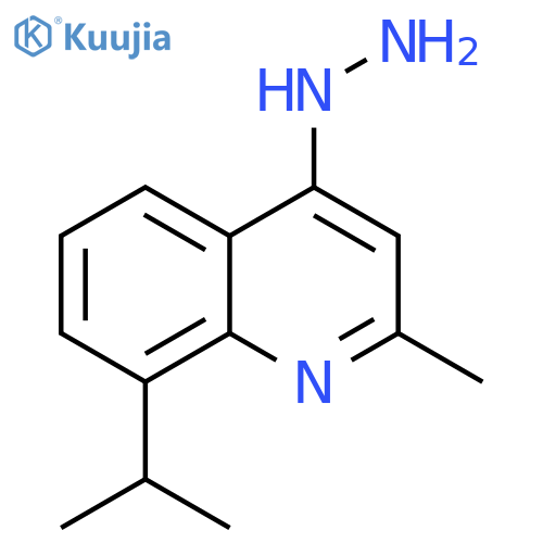 (8-Isopropyl-2-methyl-quinolin-4-yl)-hydrazine structure