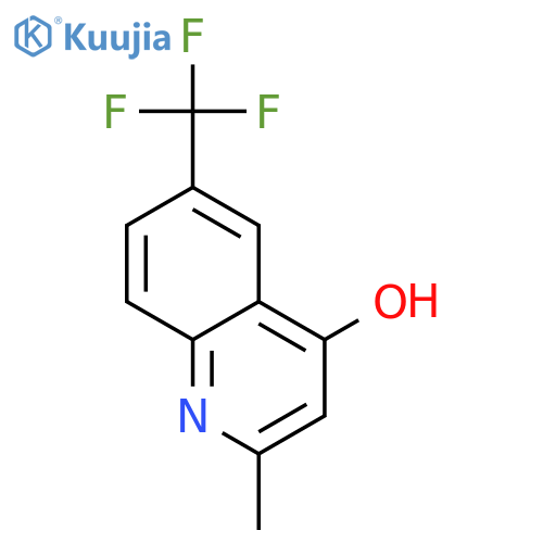 2-Methyl-6-(trifluoromethyl)quinolin-4-ol structure