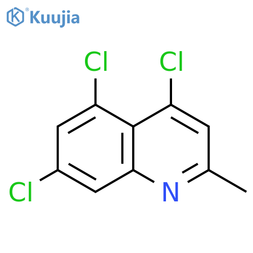 2-Methyl-4,5,7-trichloroquinoline structure