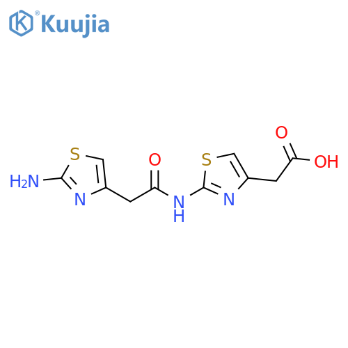 2-2-2(2-Amino-4-thiazolyl)acetylamino-4-thiazoleacetic Acid structure