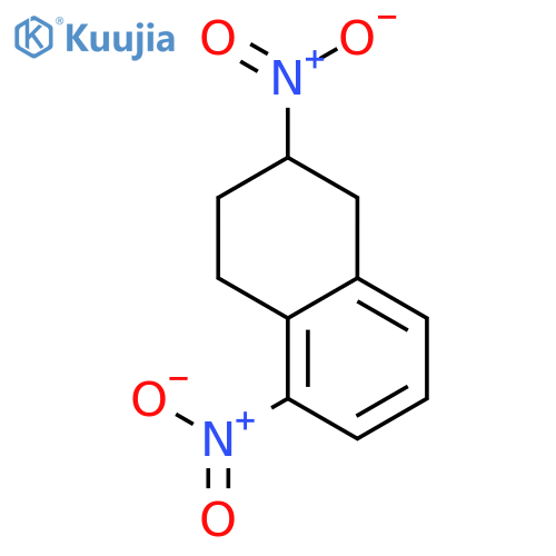 Naphthalene, 1,2,3,4-tetrahydro-2,5-dinitro- structure