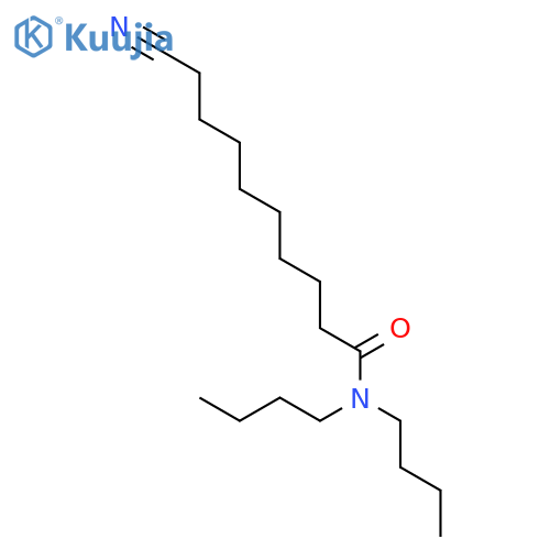 Nonanamide, N,N-dibutyl-9-cyano- structure