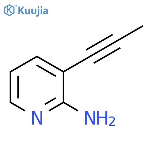 2-Pyridinamine,3-(1-propyn-1-yl)- structure