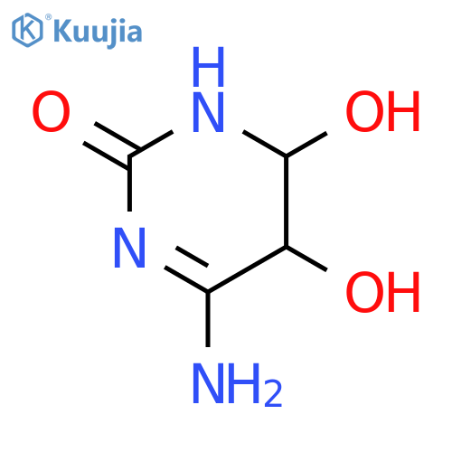5-Pyrimidinyloxy, 4-amino-1,2,5,6-tetrahydro-6-hydroxy-2-oxo- structure