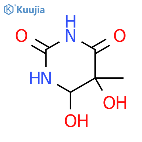 5-Pyrimidinyloxy, hexahydro-4-hydroxy-5-methyl-2,6-dioxo- structure