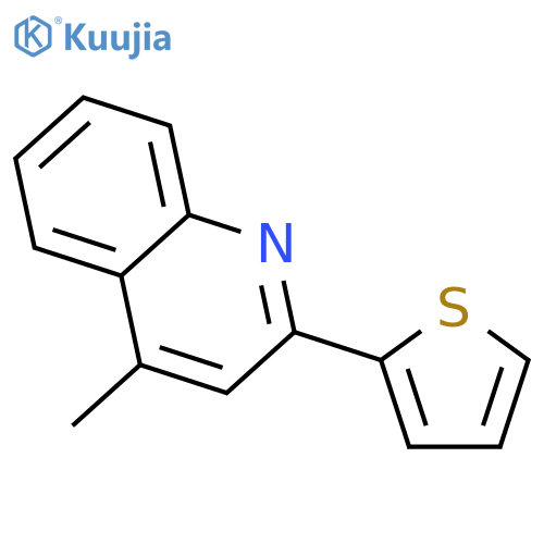 Quinoline, 4-methyl-2-(2-thienyl)- structure