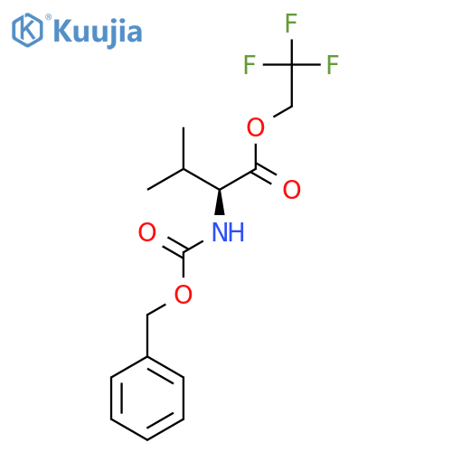 Z-L-valine trifluoroethyl ester structure