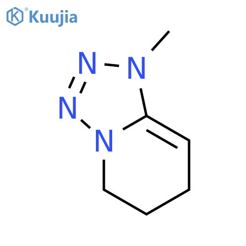Tetrazolo[1,5-a]pyridine, 1,5,6,7-tetrahydro-1-methyl- structure