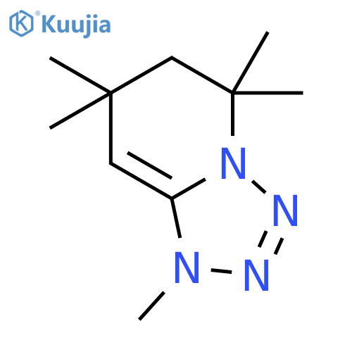 Tetrazolo[1,5-a]pyridine, 1,5,6,7-tetrahydro-1,5,5,7,7-pentamethyl- structure