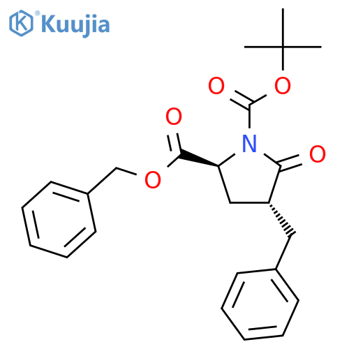 (4R)-BOC)-4-BENZYL-PYR-OBZL structure