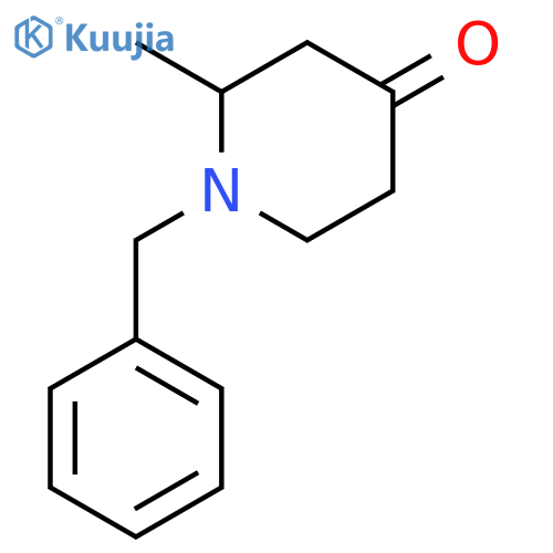 1-benzyl-2-methyl-piperidin-4-one structure