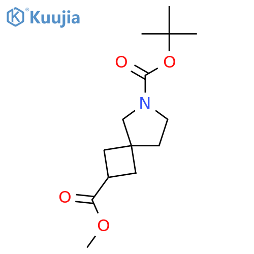 6-Tert-butyl 2-methyl 6-azaspiro[3.4]octane-2,6-dicarboxylate structure