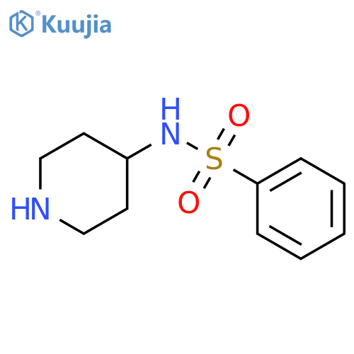N-(Piperidin-4-yl)benzenesulfonamide structure