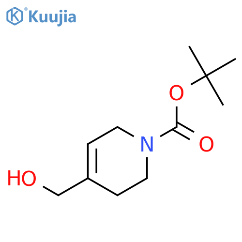 N-Boc-4-(hydroxymethyl)-1,2,3,6-tetrahydropyridine structure