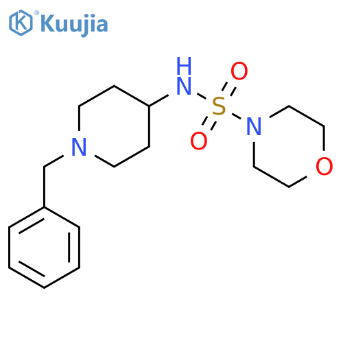 4-Morpholinesulfonamide, N-[1-(phenylmethyl)-4-piperidinyl]- structure