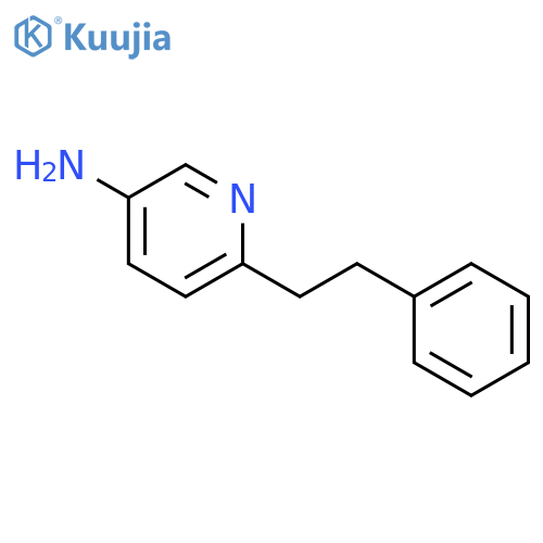 3-Pyridinamine, 6-(2-phenylethyl)- structure