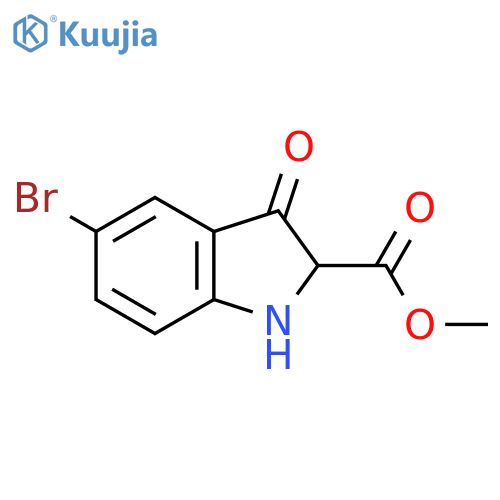 Methyl 5-bromo-3-oxoindoline-2-carboxylate structure