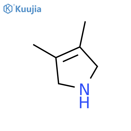 3,4-dimethyl-2,5-dihydro-1H-pyrrole structure