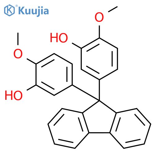 Phenol, 3,3'-(9H-fluoren-9-ylidene)bis[6-methoxy- structure