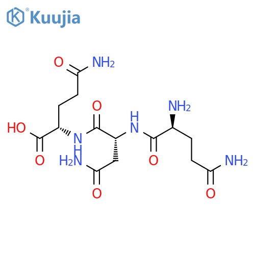 L-Glutamine, L-glutaminyl-D-asparaginyl- structure
