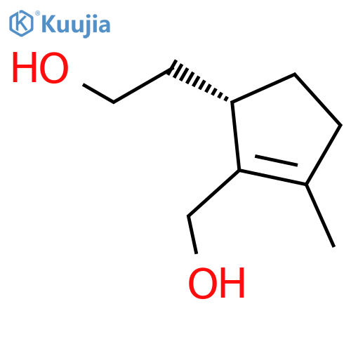 2-Cyclopentene-1-ethanol, 2-(hydroxymethyl)-3-methyl-, (S)- structure