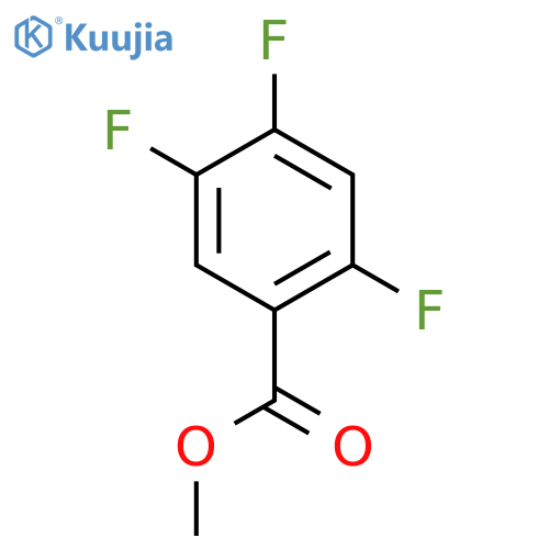 Methyl 2,4,5-trifluorobenzoate structure