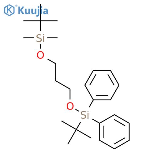 4,8-Dioxa-3,9-disilaundecane, 2,2,3,3,10,10-hexamethyl-9,9-diphenyl- structure