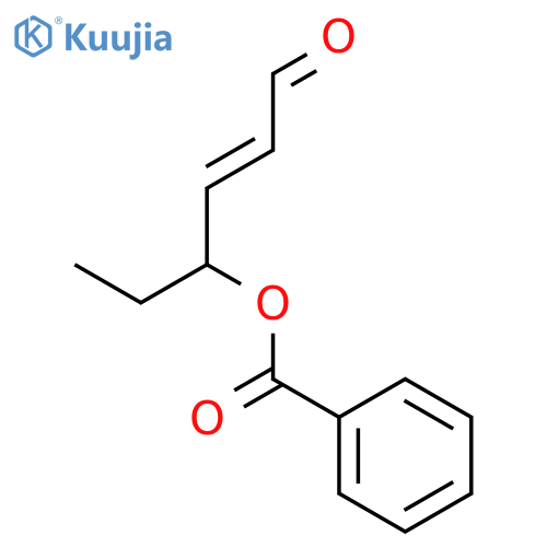 2-Hexenal, 4-(benzoyloxy)-, (E)- structure