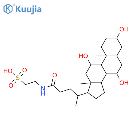 3,7,11-Trihydroxycholan-24-oic acid; (3α,5β,7α,11α)-form, Taurine amide structure