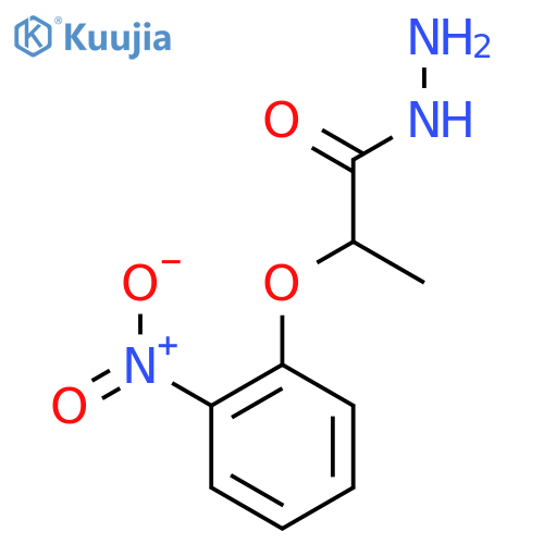 2-(2-nitrophenoxy)propanohydrazide structure