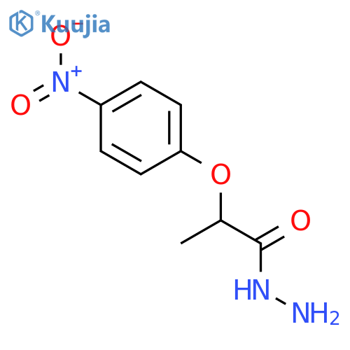 2-(4-nitrophenoxy)propanohydrazide structure