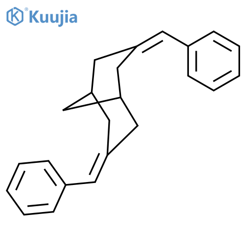 BICYCLO[3.3.1]NONANE, 3,7-BIS(PHENYLMETHYLENE)- structure
