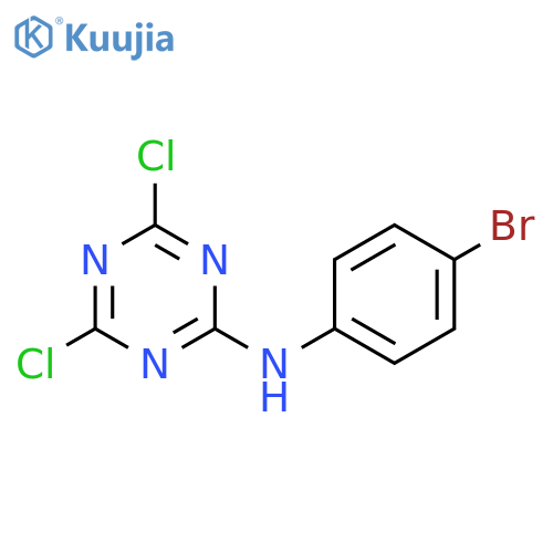 1,3,5-Triazin-2-amine,N-(4-bromophenyl)-4,6-dichloro- structure