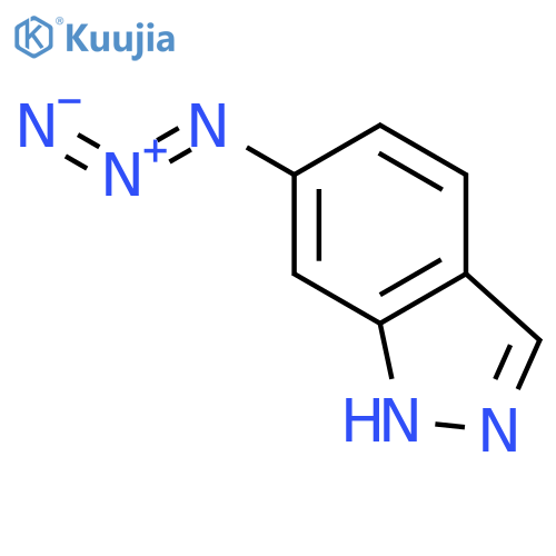 1H-Indazole, 6-azido- structure