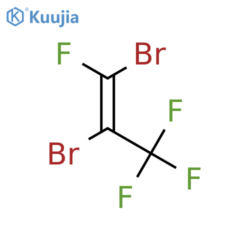 1-Propene, 1,2-dibromo-1,3,3,3-tetrafluoro-, (E)- structure