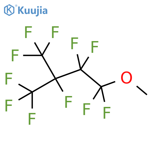 butane, 1,1,1,2,3,3,4,4-octafluoro-4-methoxy-2-(trifluoromethyl)- structure