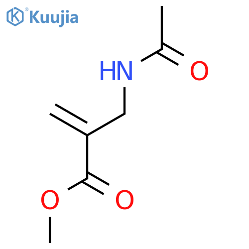 2-Propenoic acid, 2-[(acetylamino)methyl]-, methyl ester structure