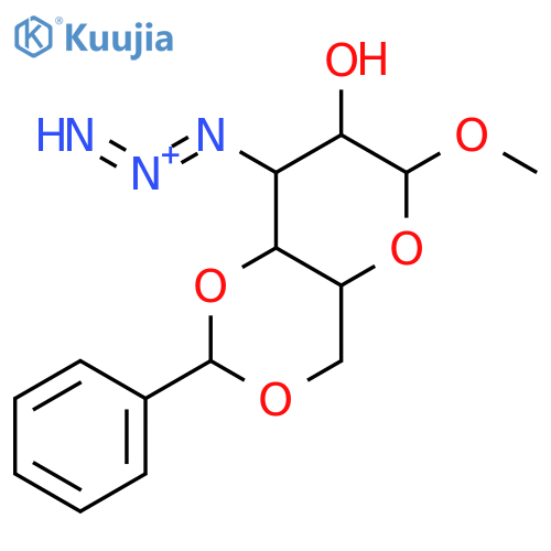 (3-hydroxy-4-methoxy-9-phenyl-5,8,10-trioxabicyclo[4.4.0]dec-2-yl)imino-imino-azanium structure