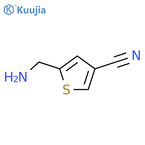 5-Aminomethyl-thiophene-3-carbonitrile hydrochloride structure