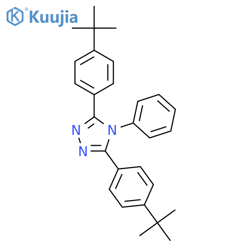 3,5-Bis(4-tert-butylphenyl)-4-phenyl-4H-1,2,4-triazole structure