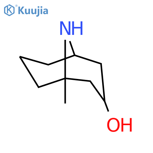 9-Azabicyclo[3.3.1]nonan-3-ol,9-methyl-, (3-endo)- structure
