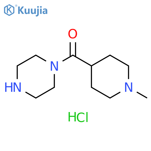 (1-methyl-4-piperidyl)-piperazin-1-yl-methanone;dihydrochloride structure