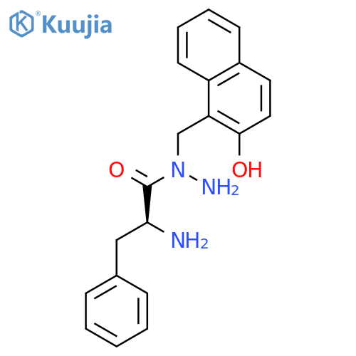 L-Phenylalanine, N-[(2-hydroxy-1-naphthalenyl)methyl]-, hydrazide structure