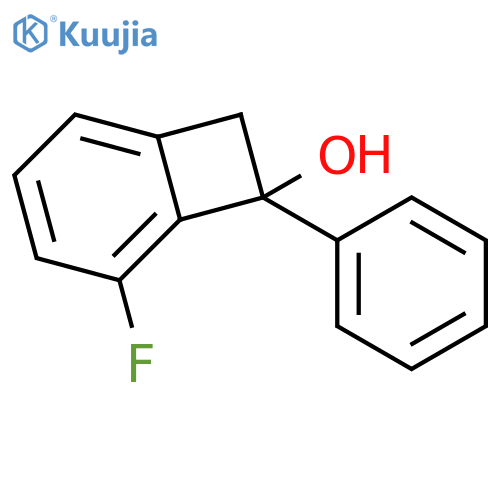 Bicyclo[4.2.0]octa-1,3,5-trien-7-ol, 5-fluoro-7-phenyl- structure